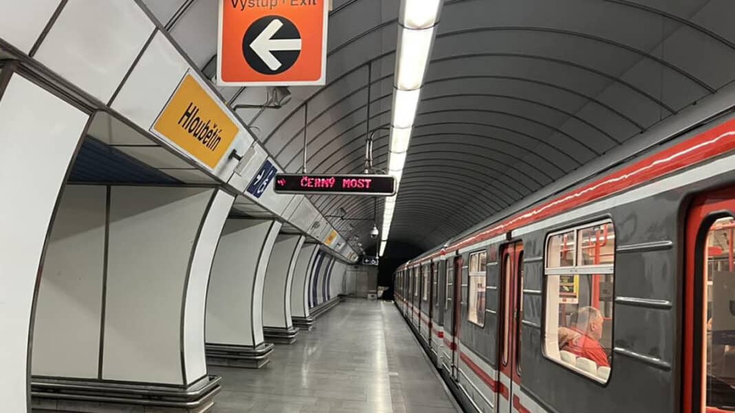Stanice metra B v Hloubětíně. Foto: DPP