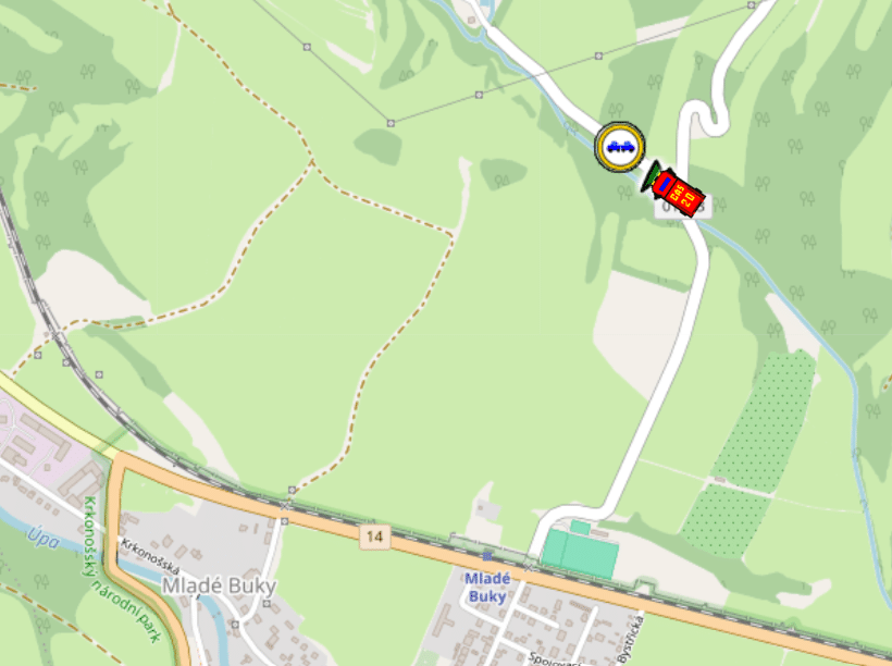 Tragická nehoda u Mladých Buků. Foto: HZS