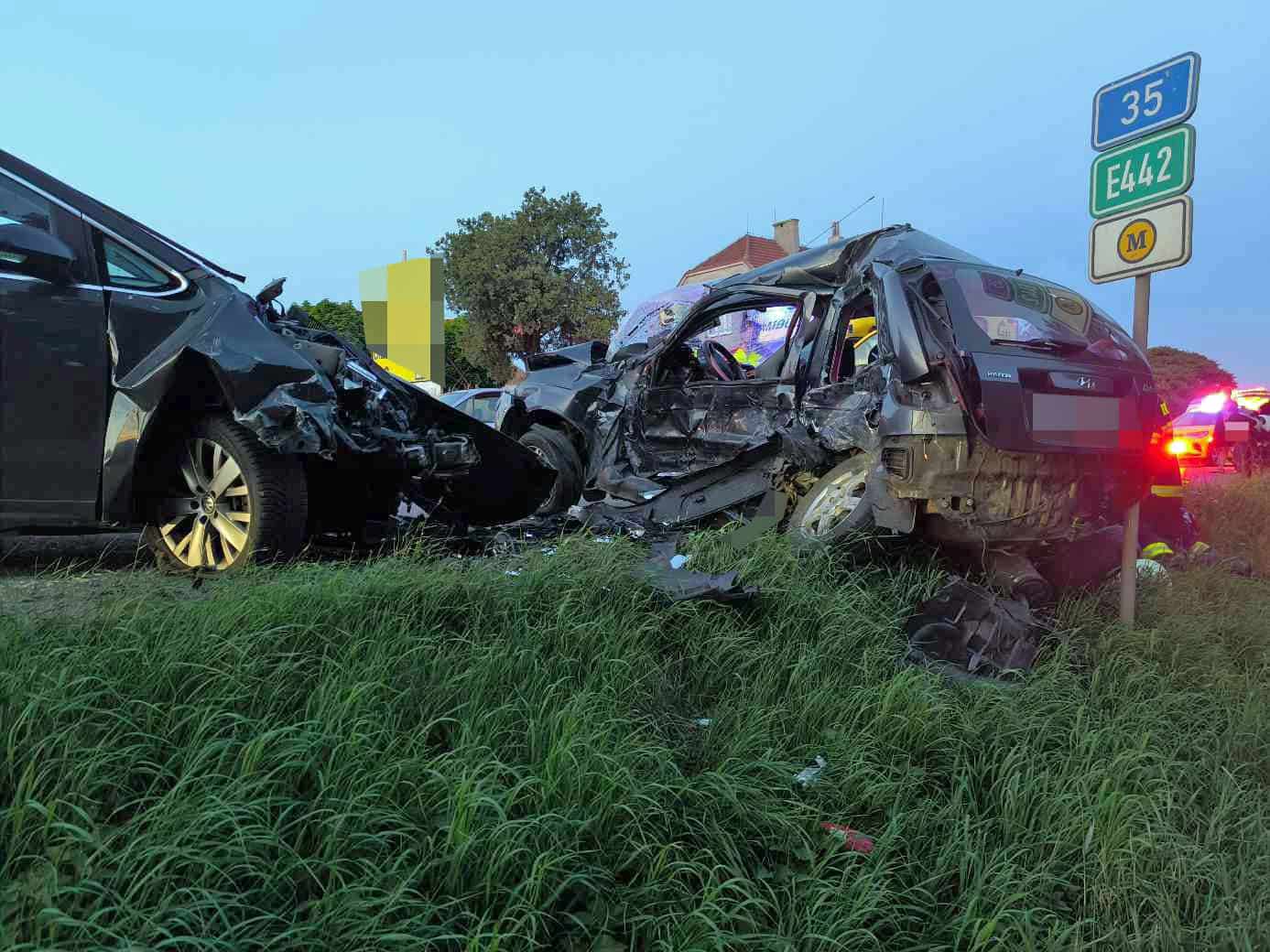 Tragická nehoda u Rozběřice. Foto: HZS
