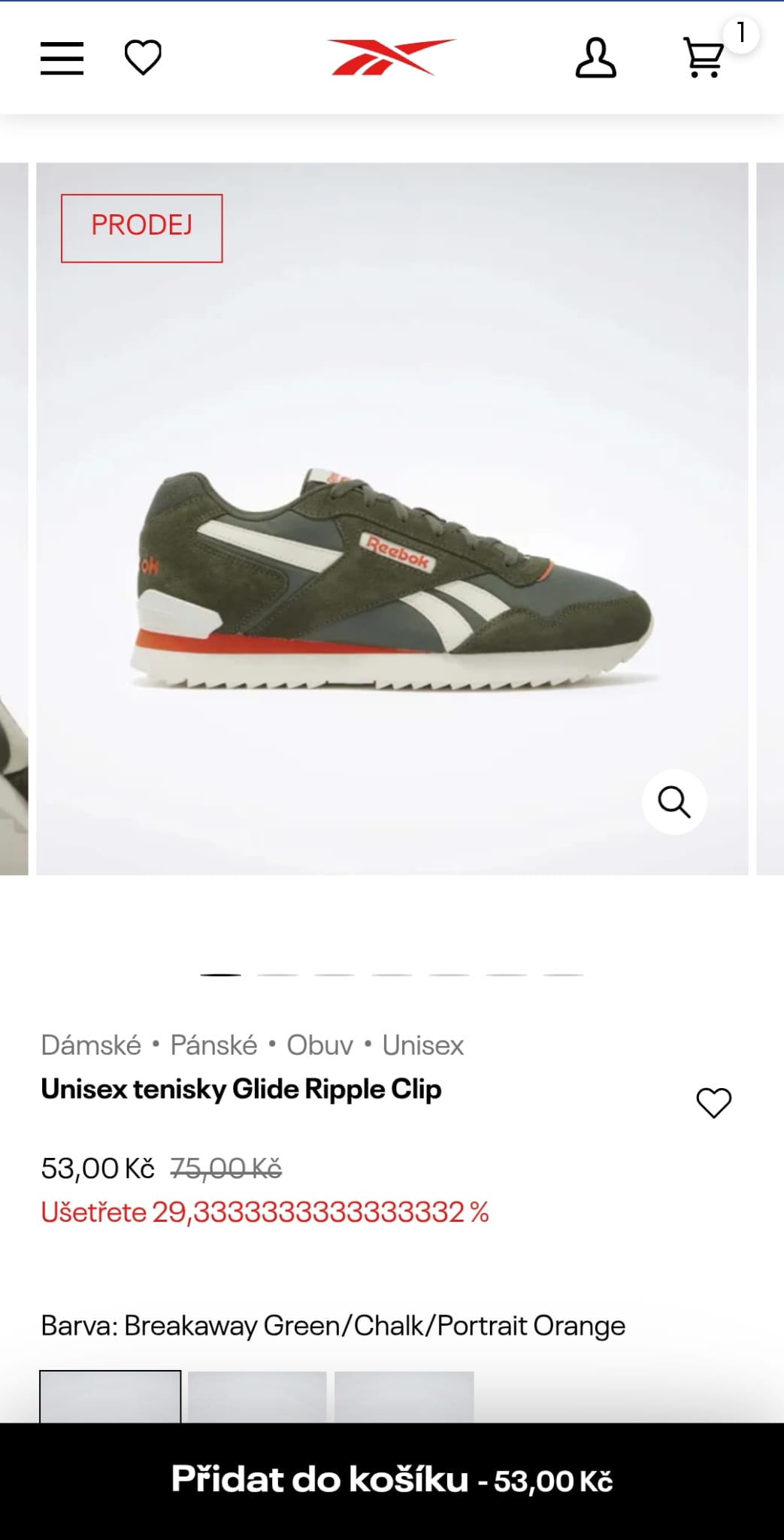 Tenisky Reebok za zlomek ceny.