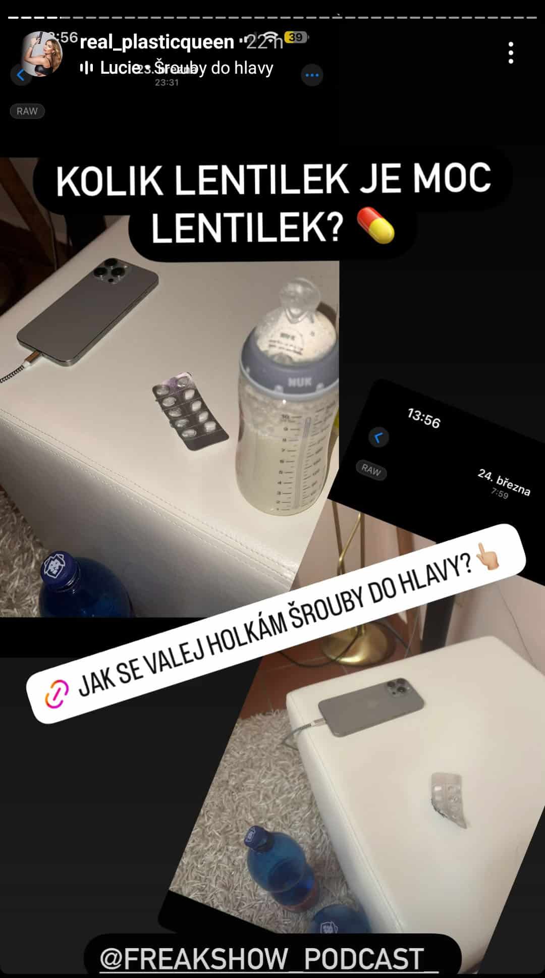 Léky údajně u Jaromíra Soukupa doma. Autor: Plastic Queen