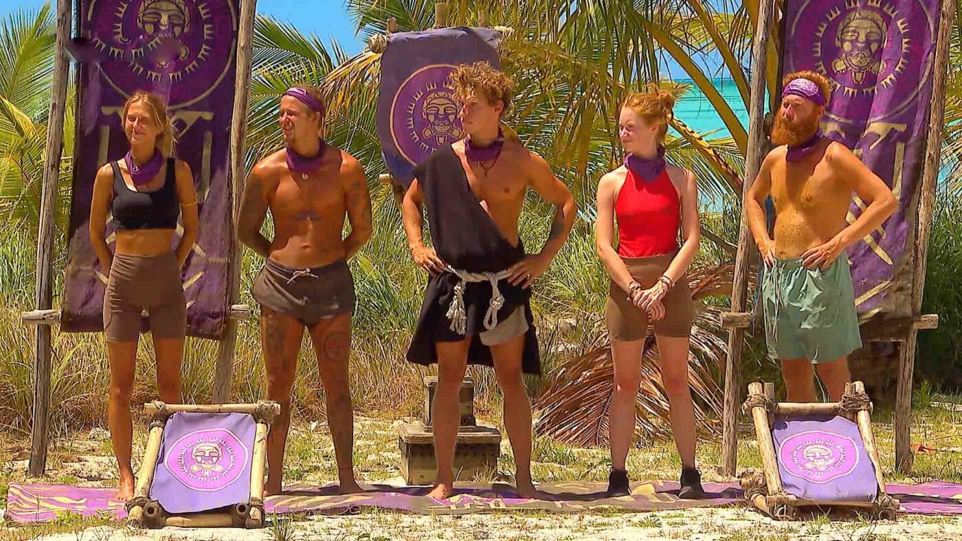 Poslední pětice hráčů Survivor 2025. Zdroj: Oneplay