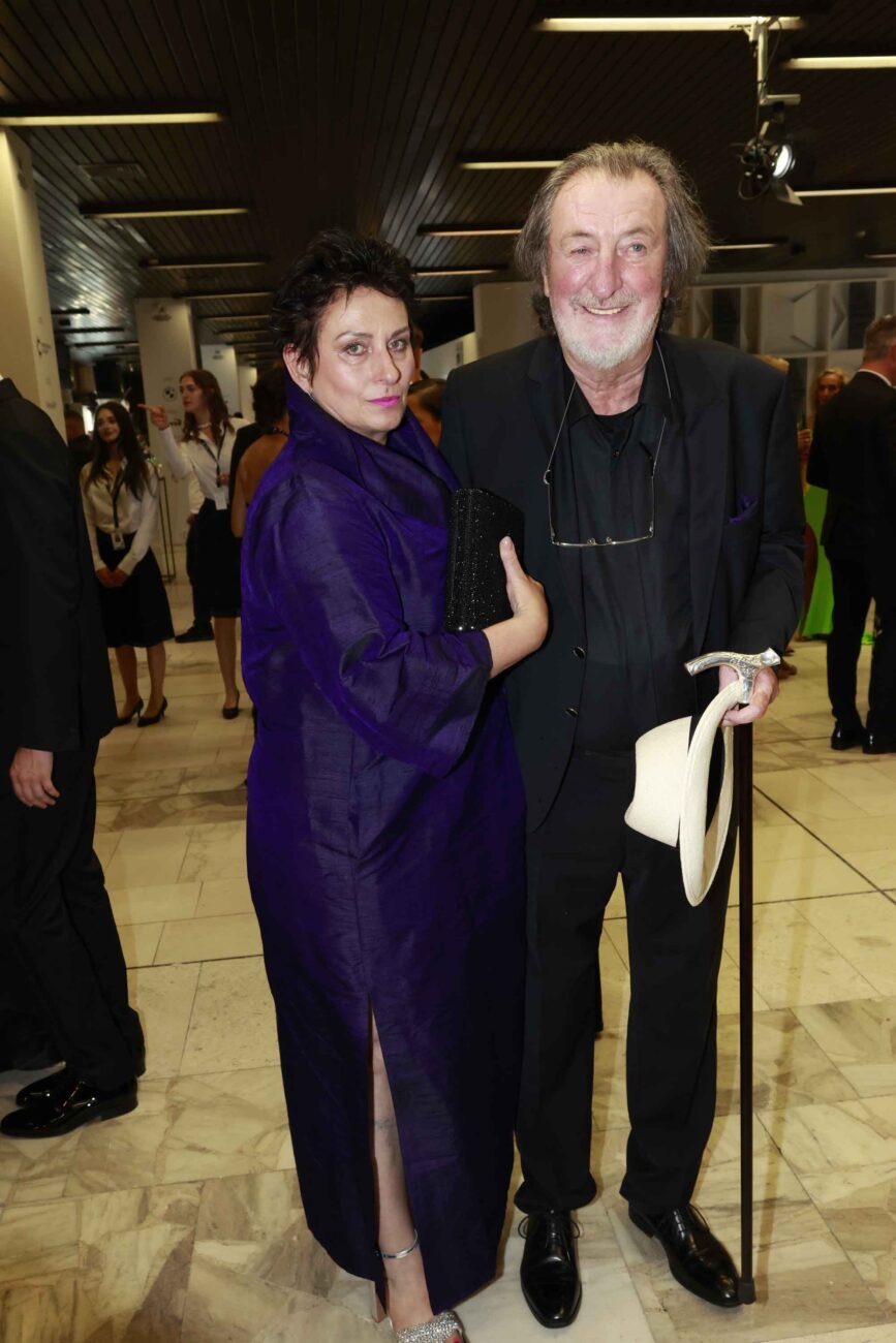 Herec Boleslav Polívka a jeho žena Marcela Černá. Foto: Nextfoto / Pavel Gwužď