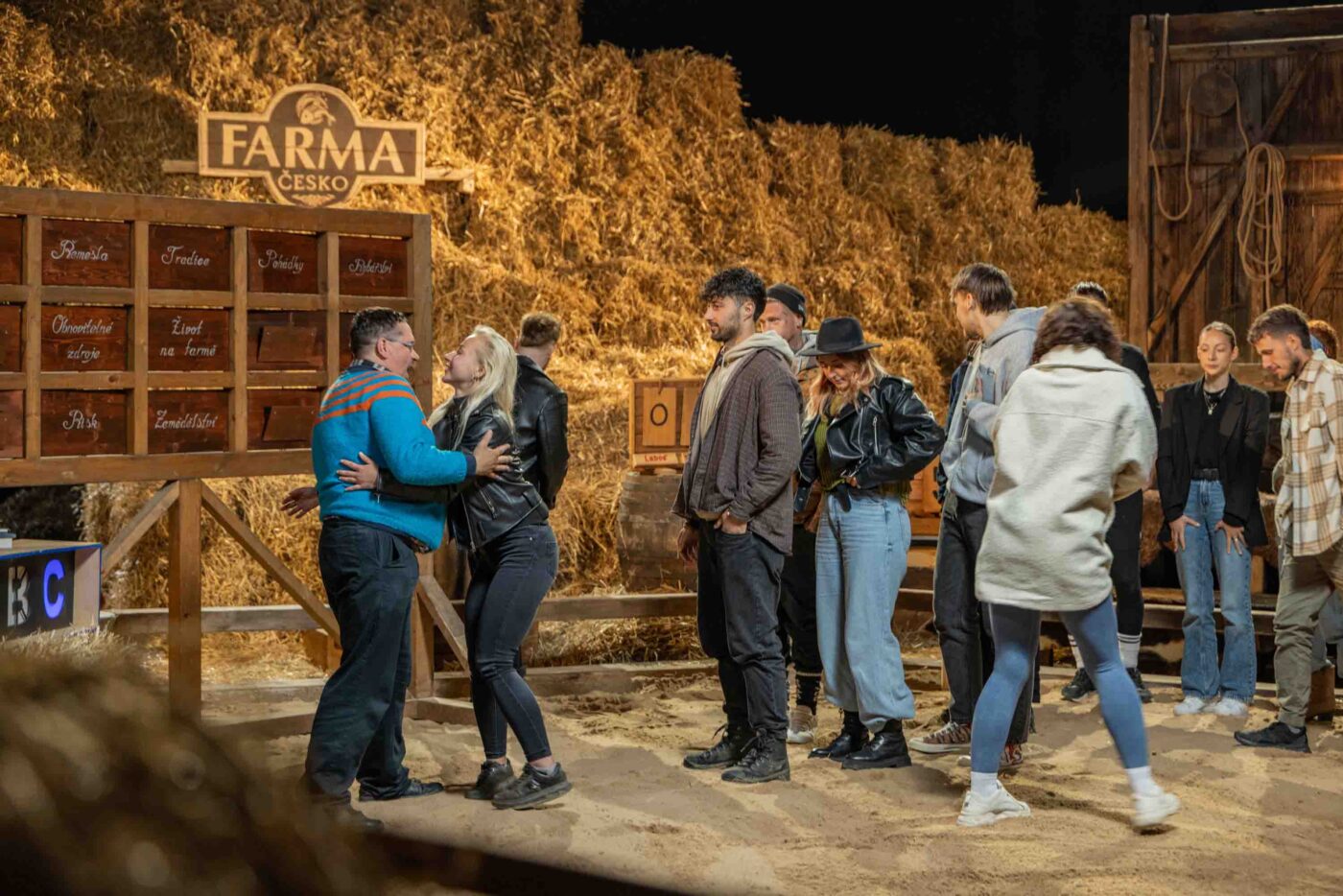 Hráči se loučí s Lubošem, na Farmu se už nevrátí. Foto: TV Nova
