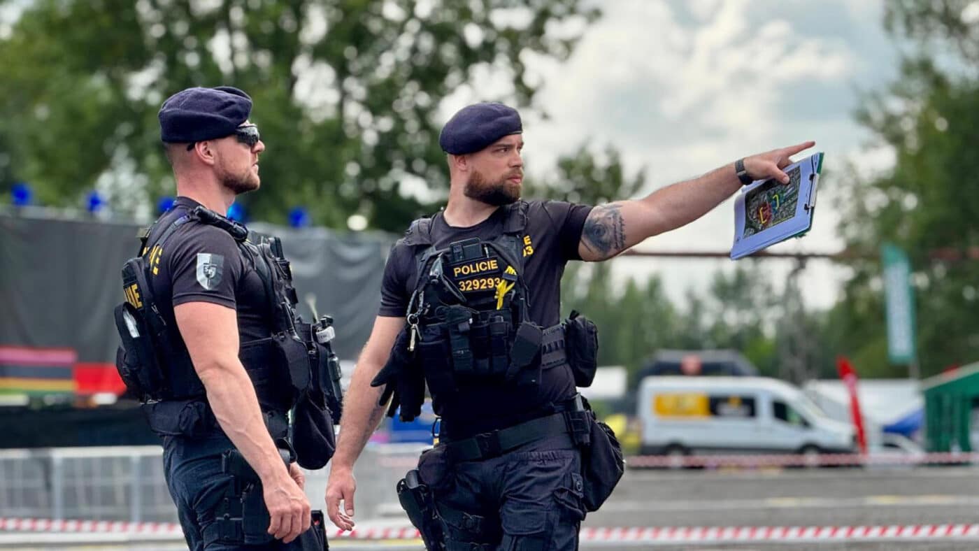 Policie na Colours of Ostrava řešila desítky přestupků. Foto. PČR