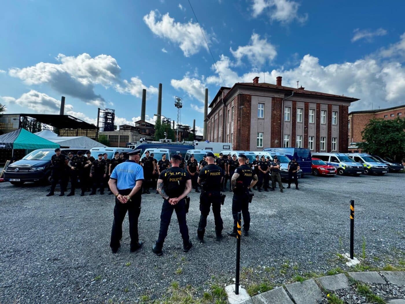 Policie na Colours of Ostrava řešila desítky přestupků. Foto. PČR