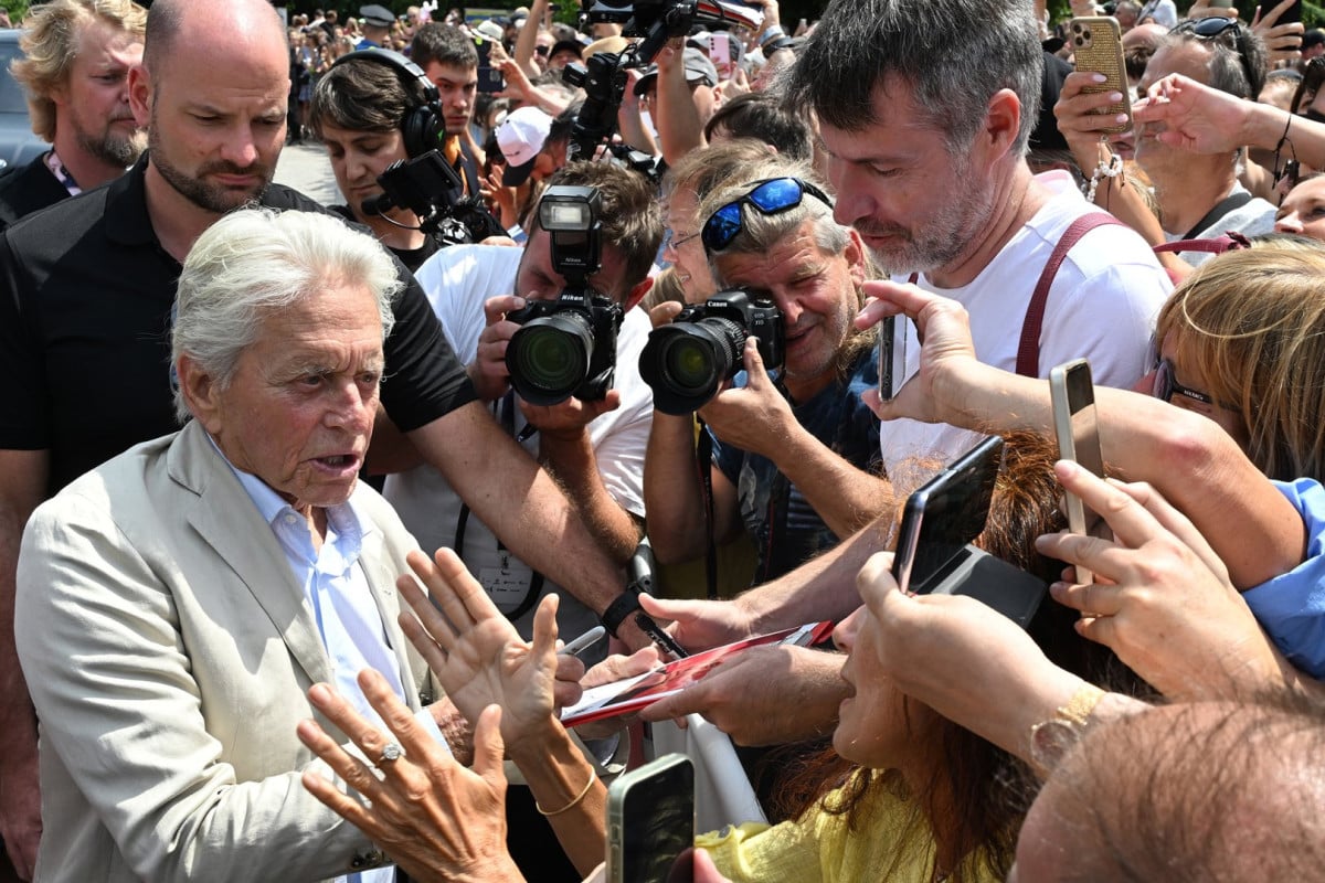 Michael Douglas v Karlových Varech potěšil fanoušky.