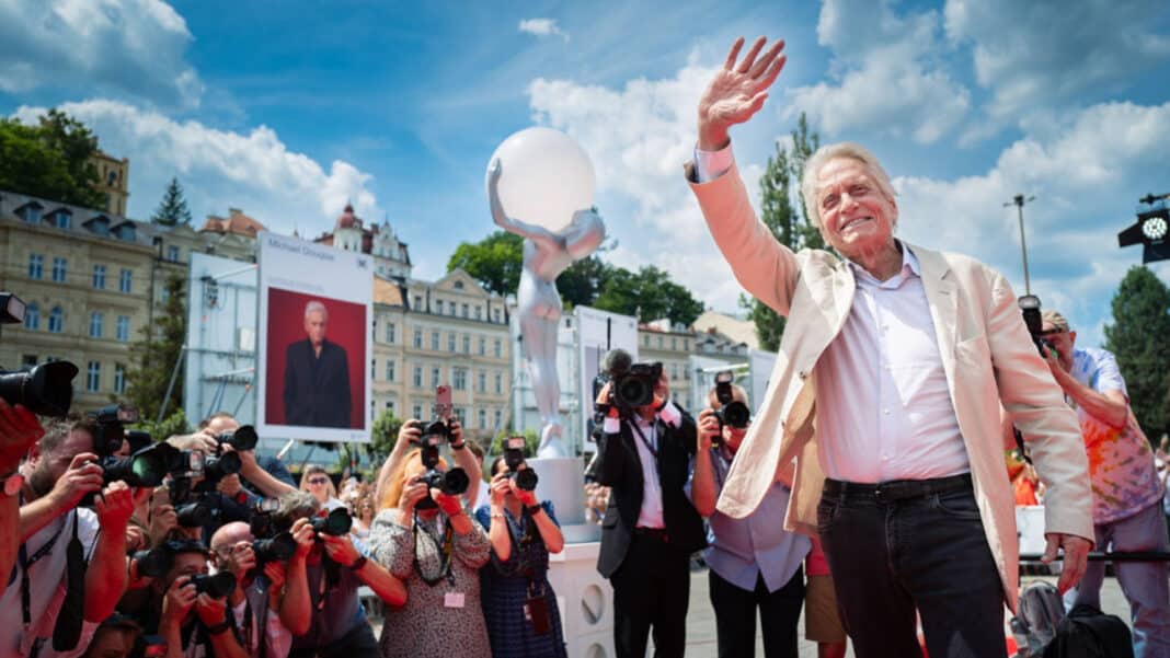 Herec Michael Douglas v Karlových Varech. Foto: Film Servis Festival Karlovy Vary