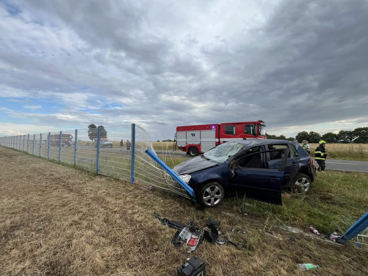 Nehoda u Bělé pod Bezdězem. Foto: HZS