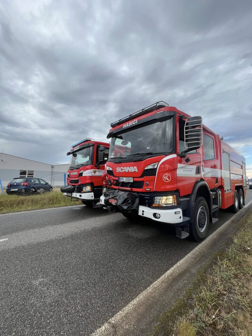 Nehoda u Bělé pod Bezdězem. Foto: HZS