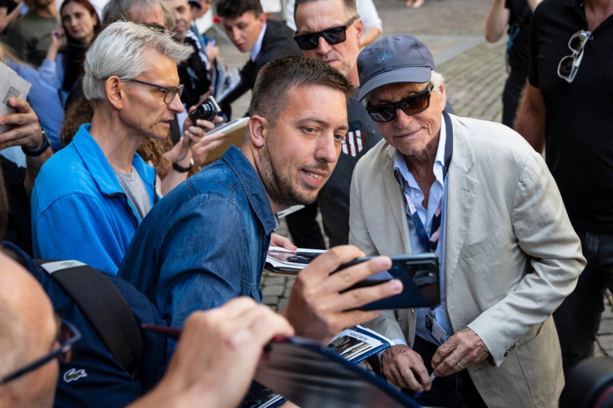 Michael Douglas v Karlových Varech potěšil fanoušky.
