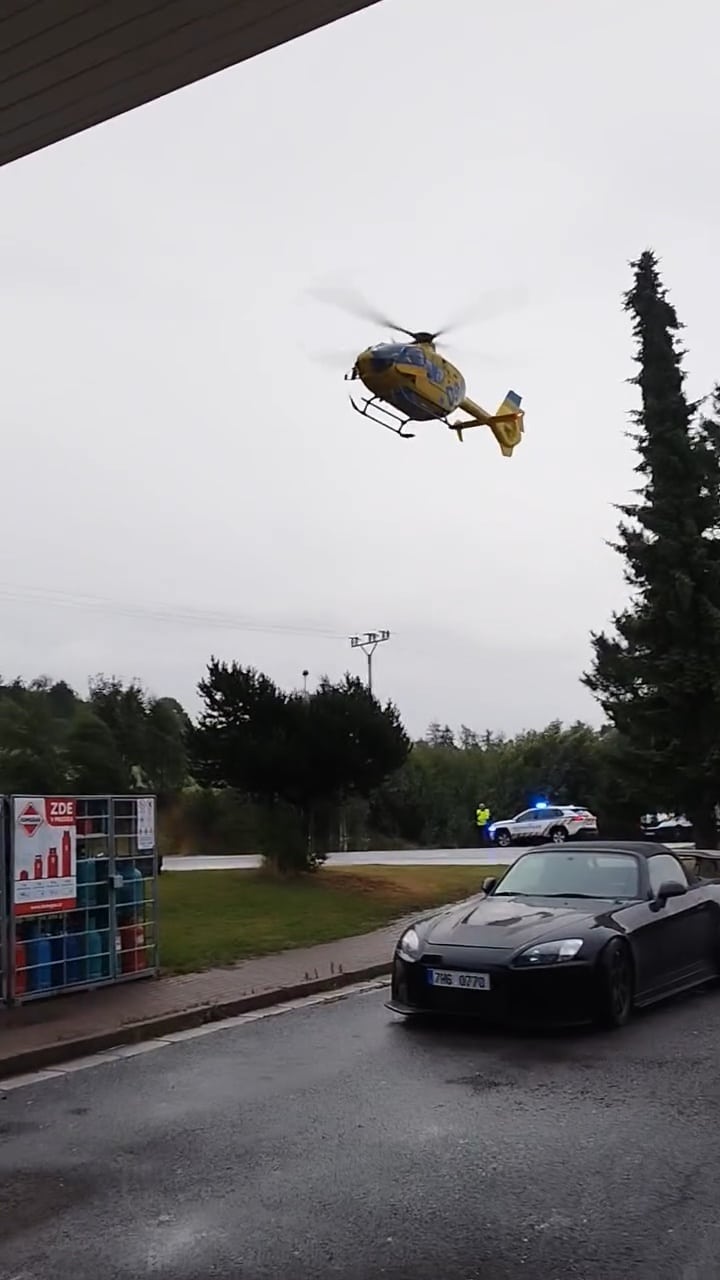 VIDEO: Na Tank ONO v Trutnově přistál vrtulník záchranářů. Autor: Lenka Nováková
