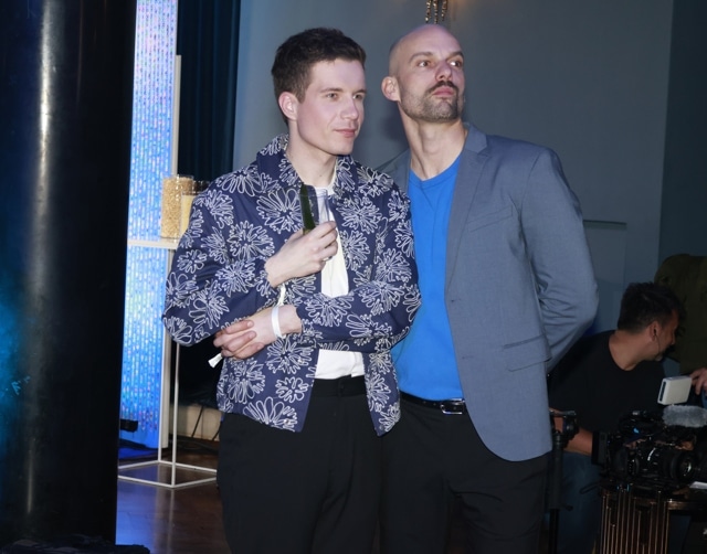Herec Daniel Krejčík a jeho partner Jiří Vymětal. Foto: Nextfoto