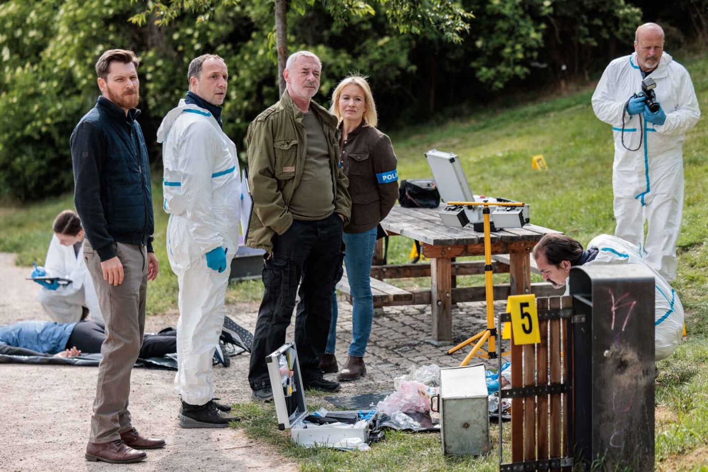 Natáčení nové řady Kriminálky Anděl. Foto: TV Nova