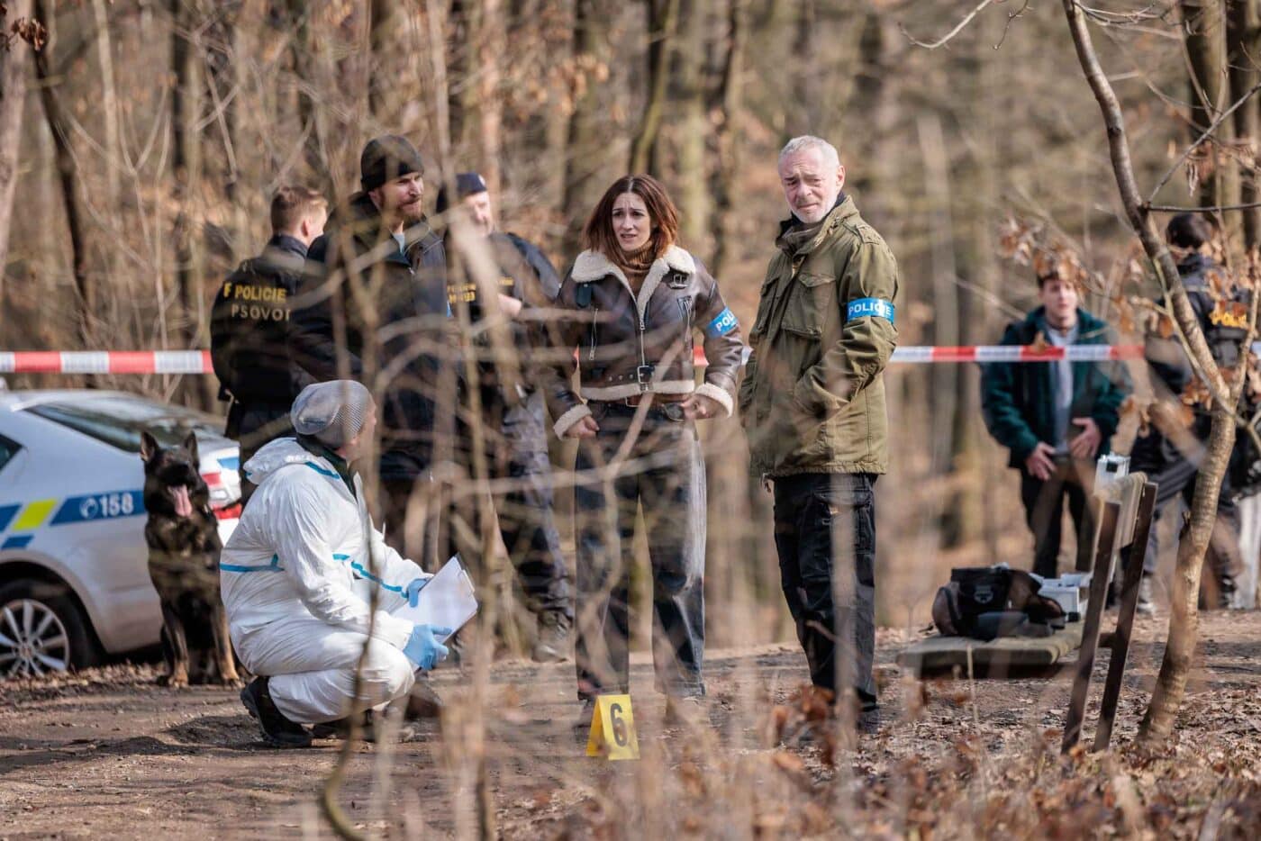 Natáčení nové řady Kriminálky Anděl. Foto: TV Nova