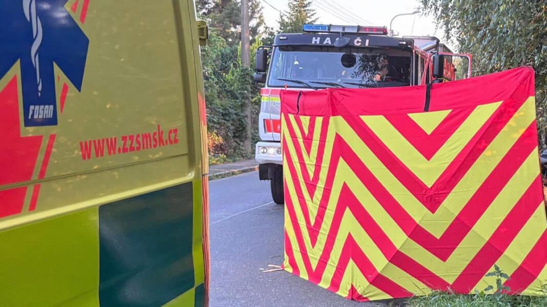 Tragická nehoda motorkáře v Českém Těšíně.
