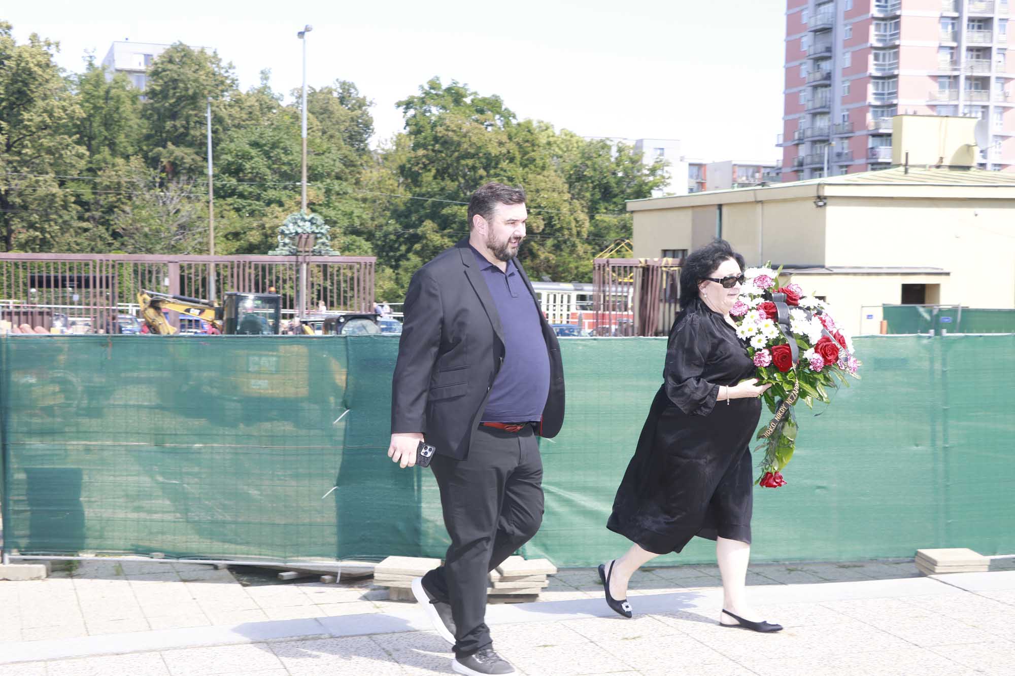 Rozloučit se přišel též režisér Tomáš Magnusek. Foto: Nextfoto