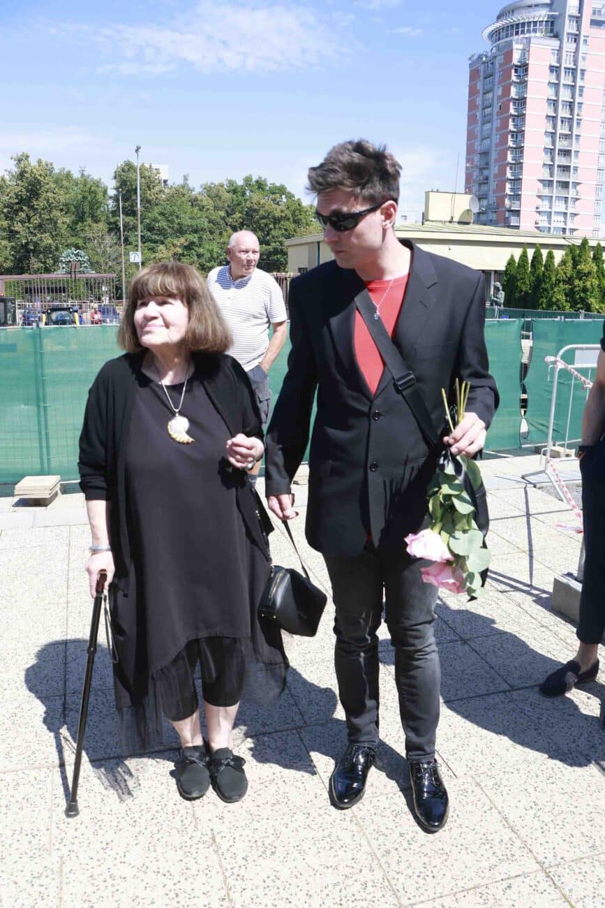 Na pohřeb přišla herečka Uršula Kluková. Foto: Nextfoto