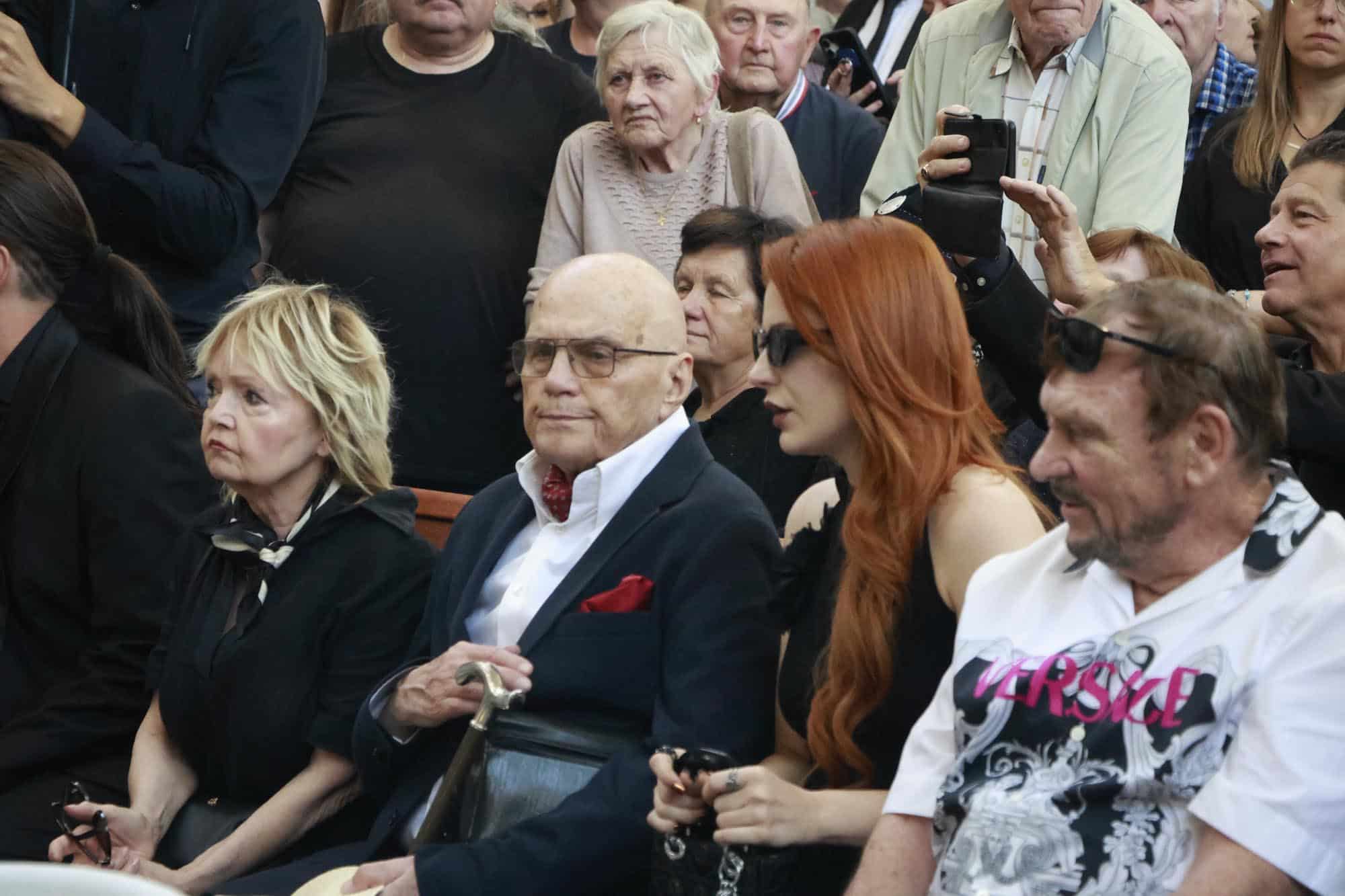 Smuteční obřad herce Jiřího Krampola. Foto: Nextfoto