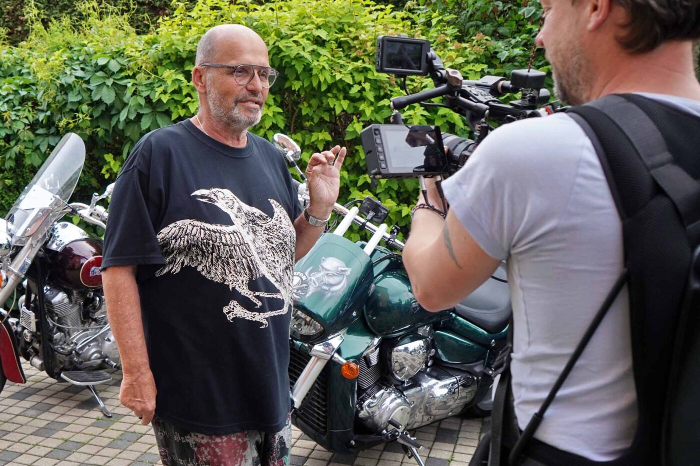 Zdeněk Pohlreich při natáčení prvního dílu nové řady Ano, šéfe. Foto: Prima