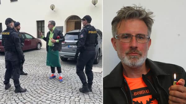 Jiřího Koběrského při natáčení Prostřeno! zadržela policie. Zdroj: Prima