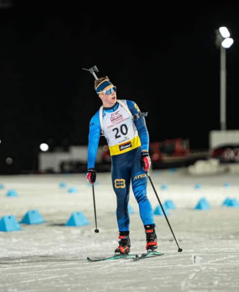 Biatlonista Jan Vaňha. Foto: Jan Vaňha