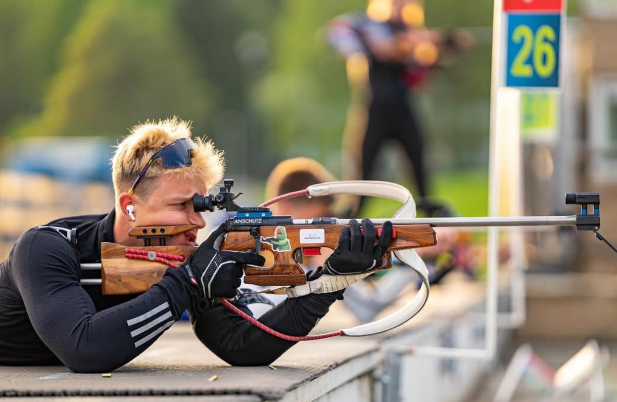 Biatlonista Jan Vaňha. Foto: Instagram