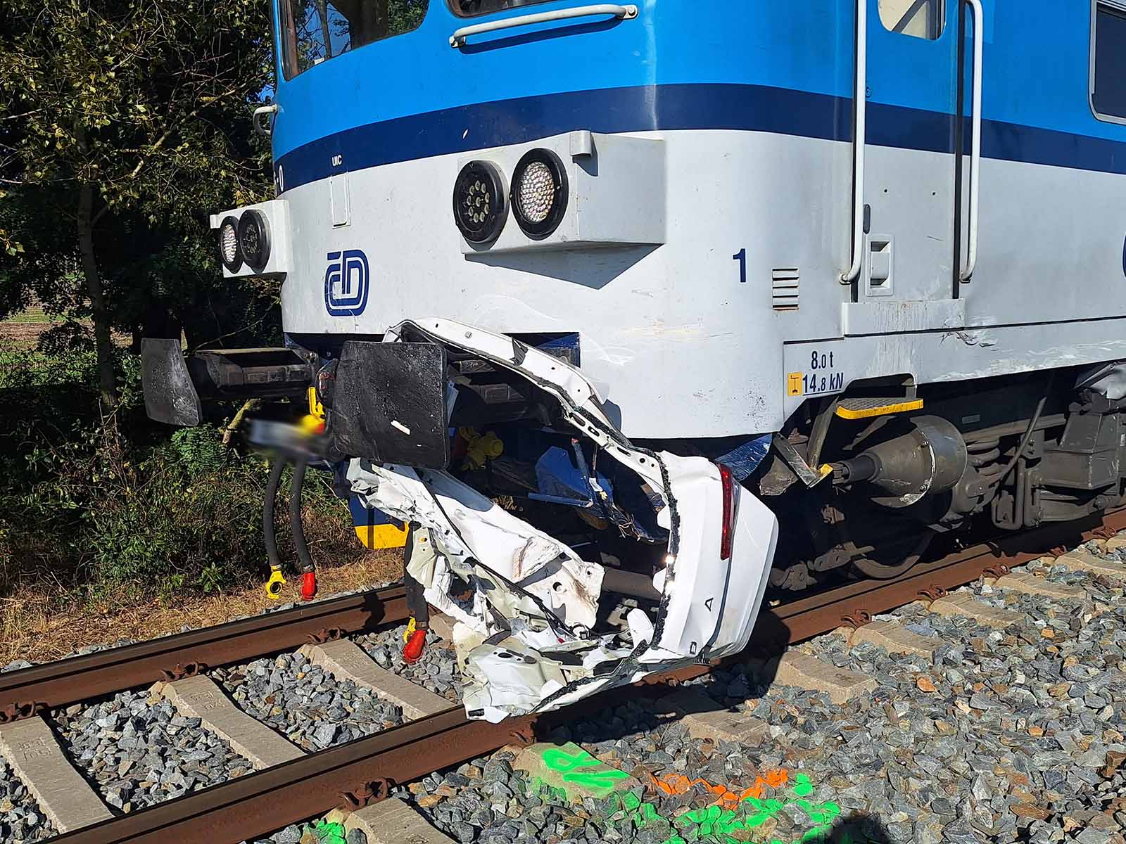 Tragická nehoda u Křižanovic. Foto: PČR