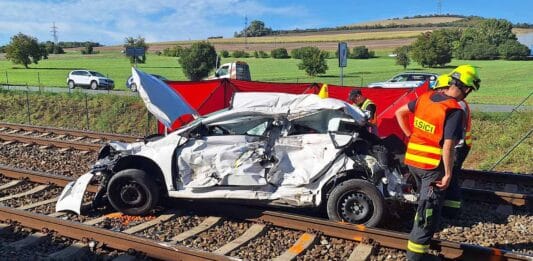 Tragická nehoda u Křižanovic. Foto: PČR