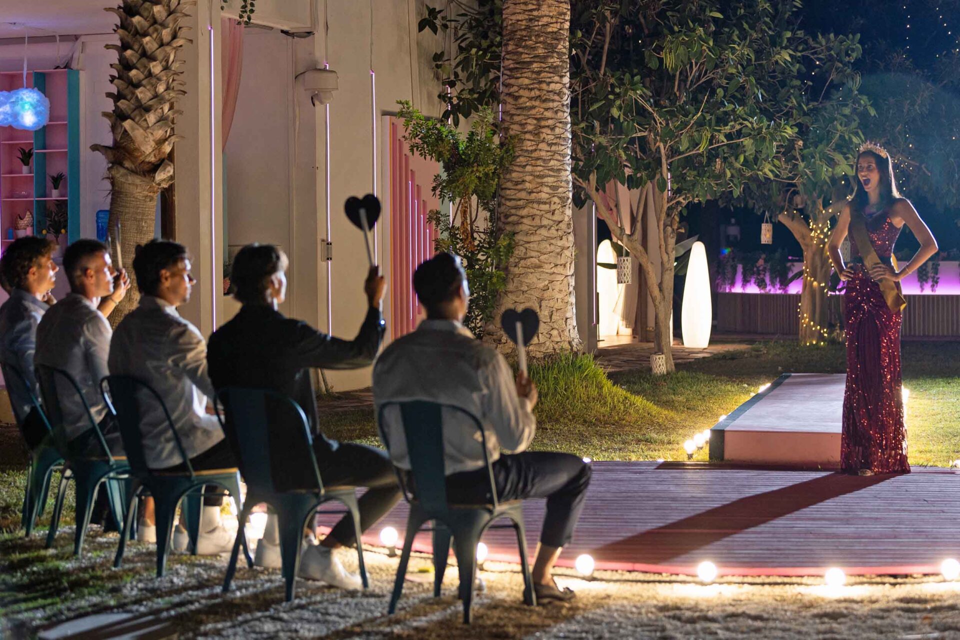 V 15. dílu Love Island se konala módní přehlídka. Foto: TV Nova