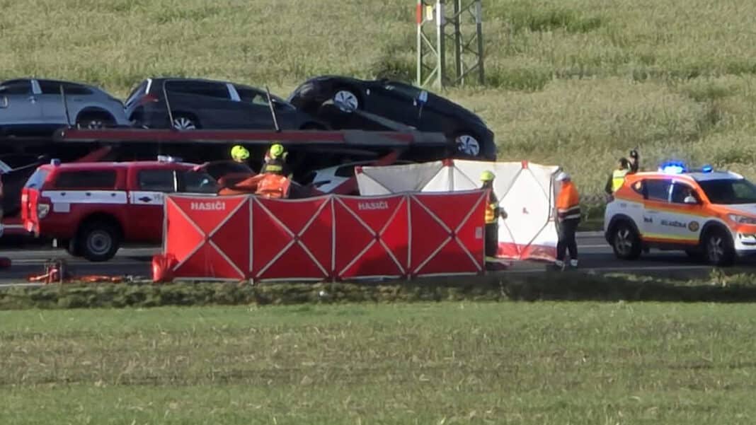 Tragická nehoda u Žižic. Foto: Miletínská Dopravní