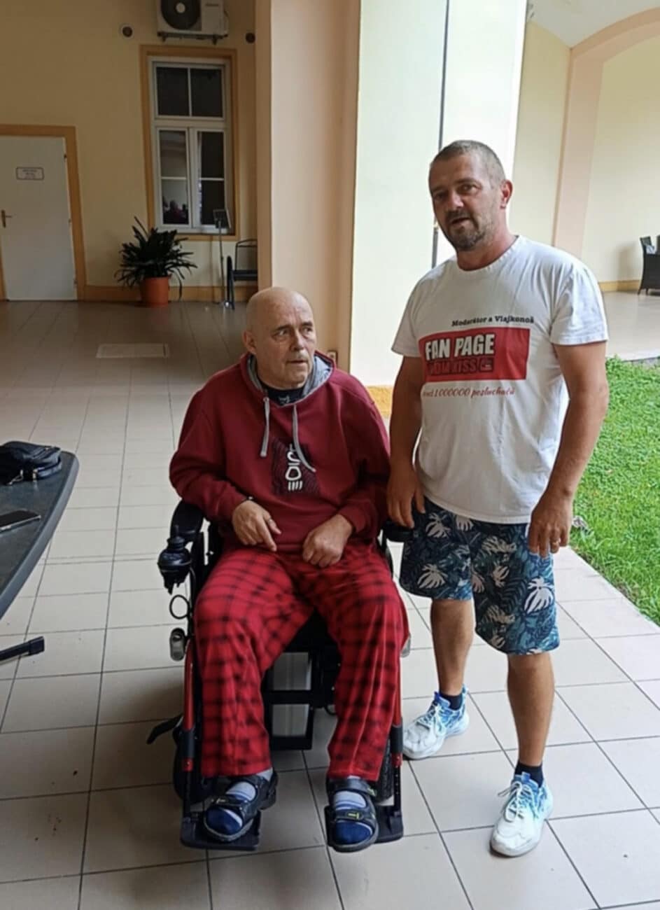 Fanoušci se složili na bateriový vozík pro Tomáše Morávka. Foto: Vlastík Suchý