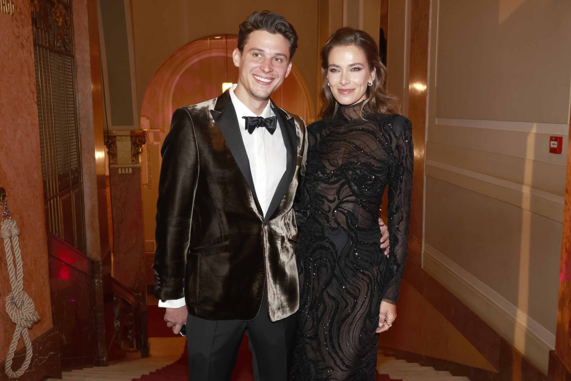 Modelka Andrea Bezděková s partnerem Sebastianem Navrátilem. Foto: Nextfoto