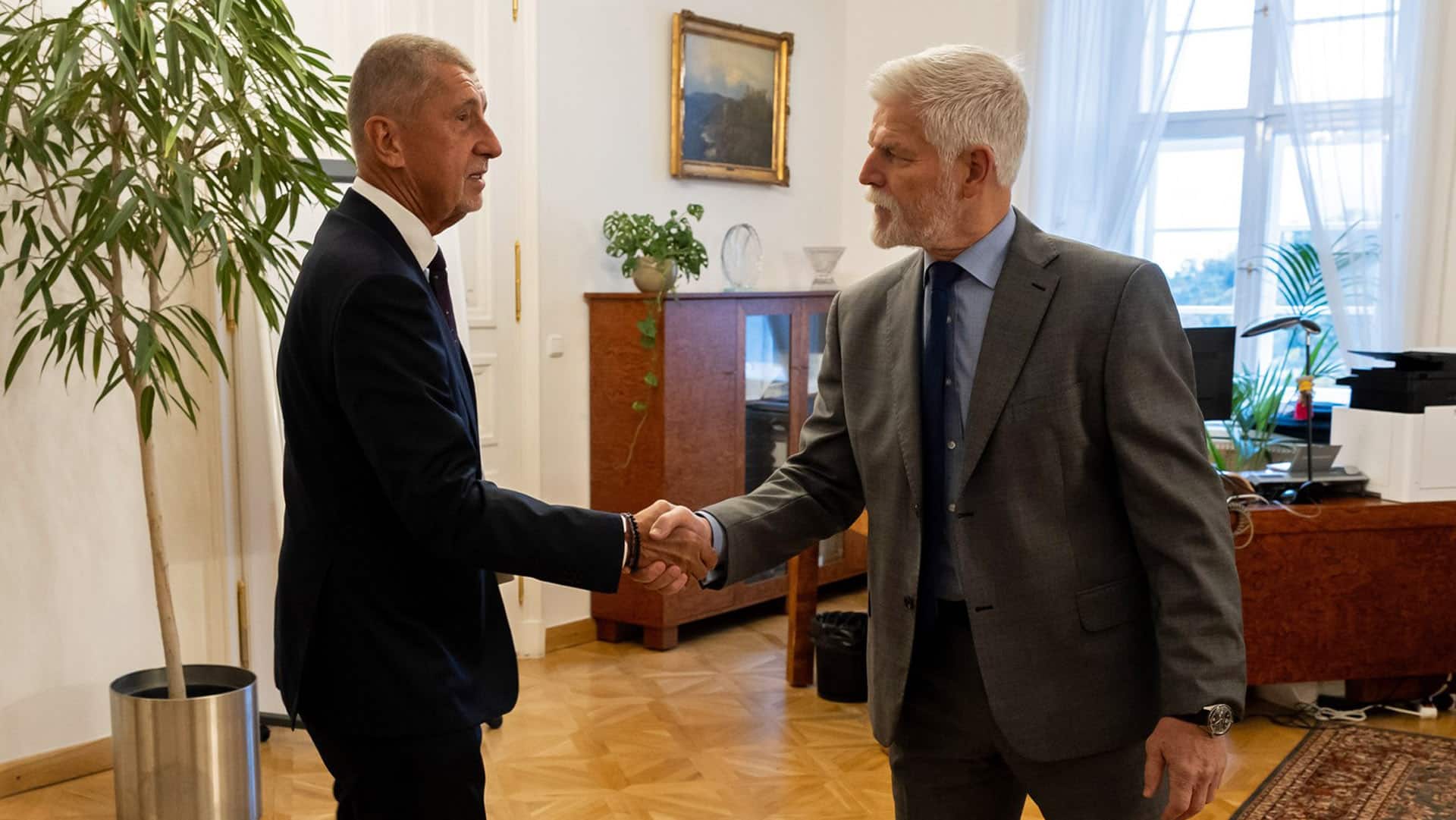 Prezident Petr Pavel pověřil Andreje Babiše sestavením vlády. Foto: Zuzana Bönisch