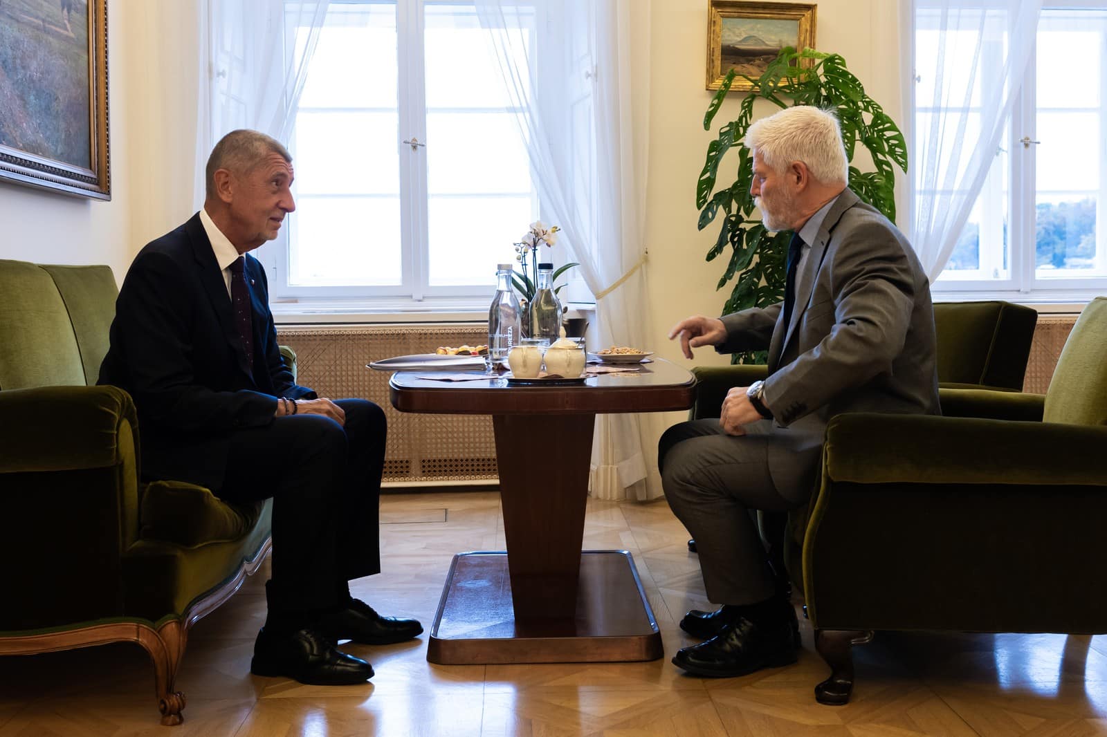 Prezident Petr Pavel pověřil Andreje Babiše sestavením vlády. Foto: Zuzana Bönisch