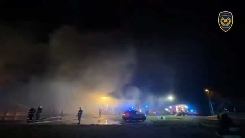 VIDEO: Požár v Bohušovicích nad Ohří. Zdroj: HZS