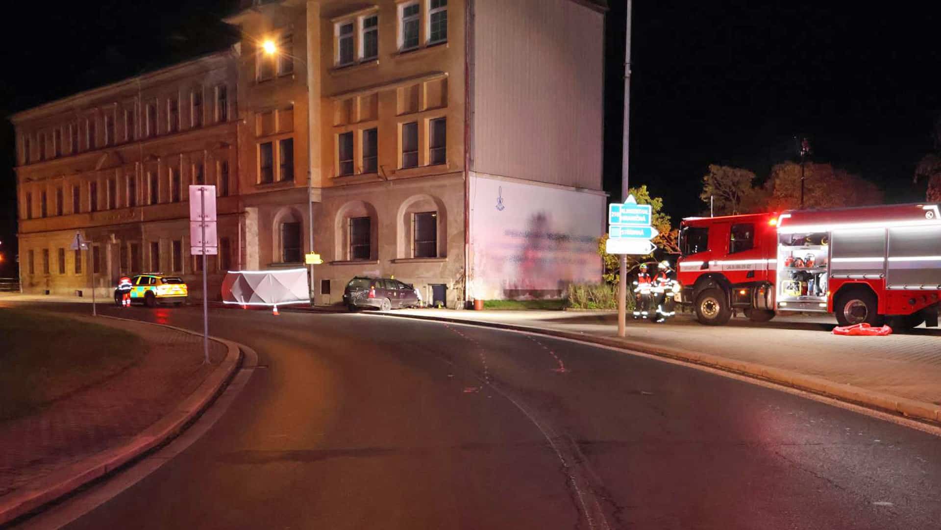 Tragická nehoda v Kraslicích. Foto: PČR