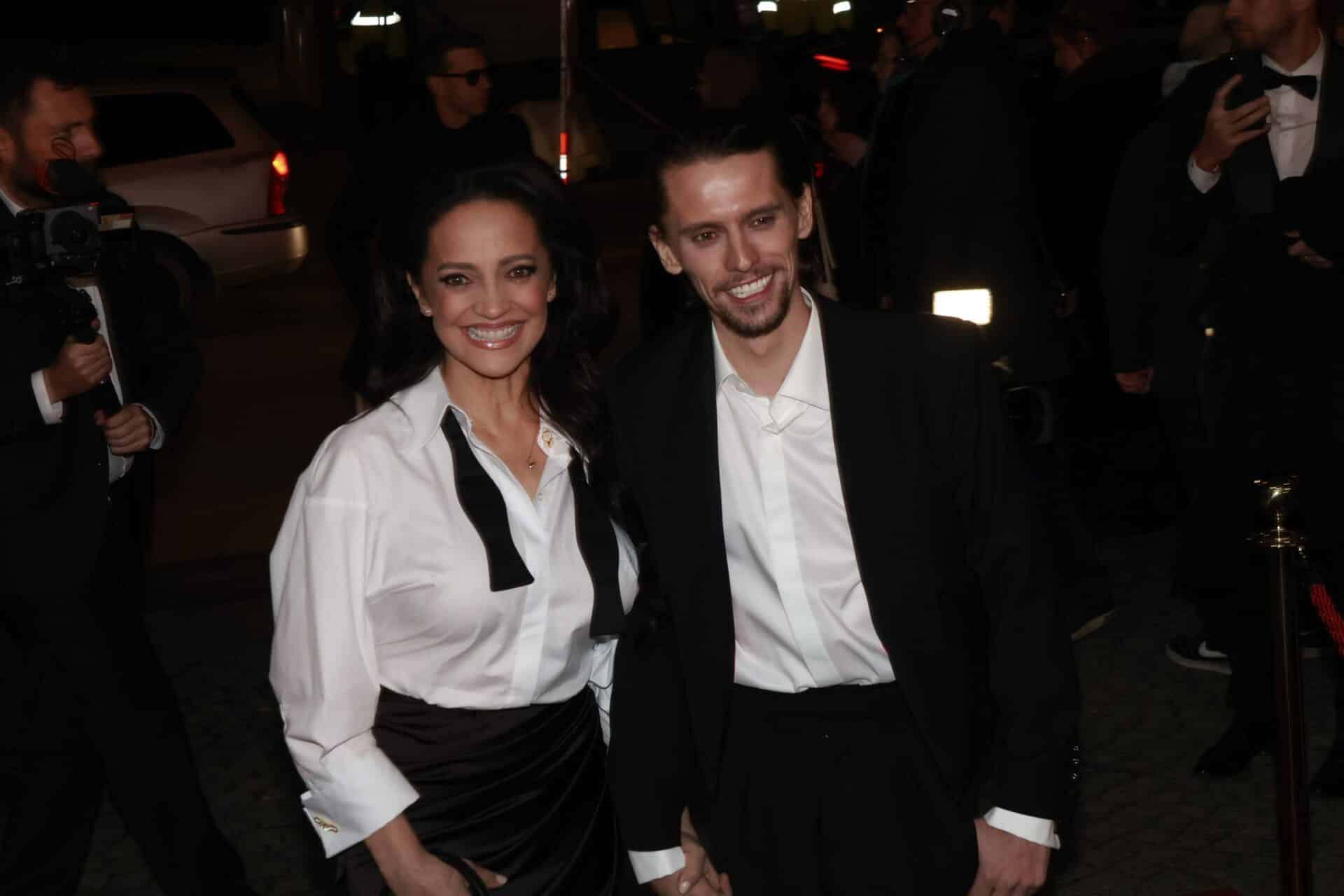 Lucie Bílá a její syn Filip Kratochvíl na slavících. Foto: Nextfoto