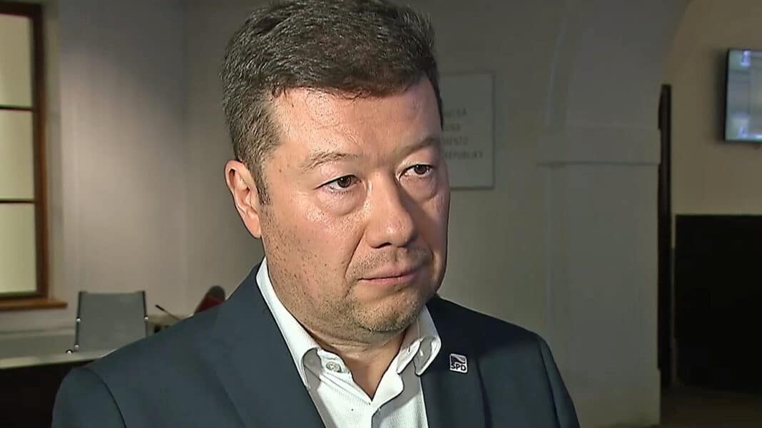 Tomio Okamura, předseda Poslanecké sněmovny a SPD.