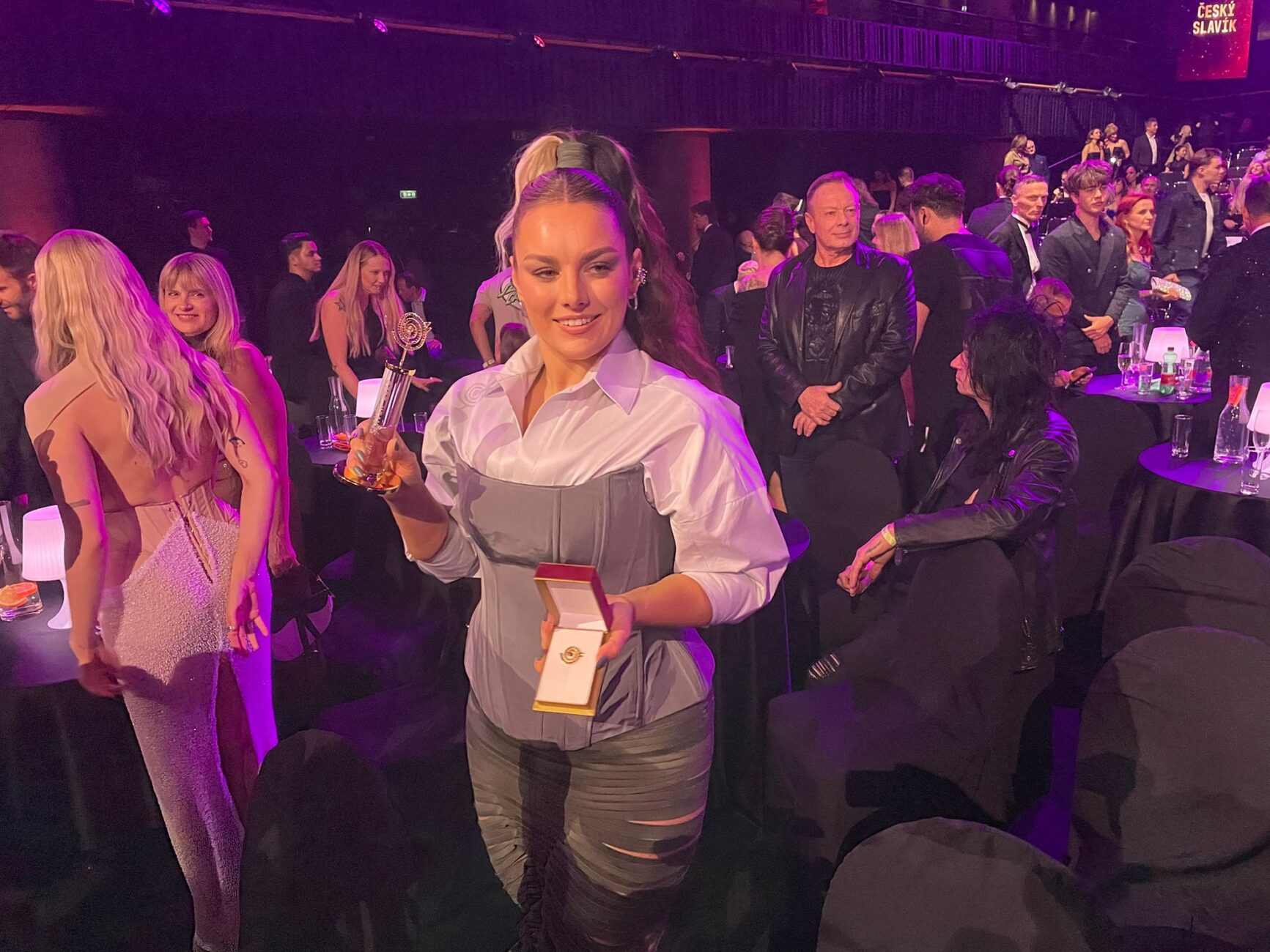 Zlatá slavice 2025 Ewa Farna. Foto: Pavel Gwužď / Nextfoto