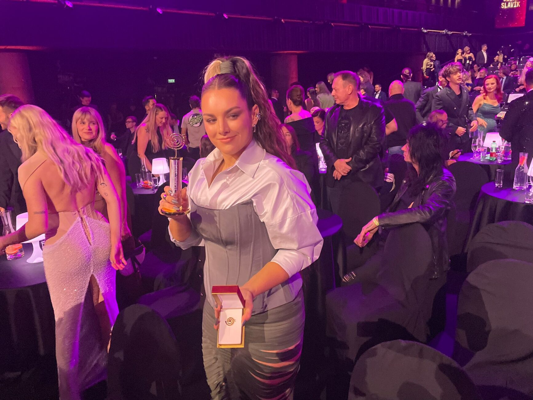 Zlatá slavice 2025 Ewa Farna. Foto: Pavel Gwužď / Nextfoto