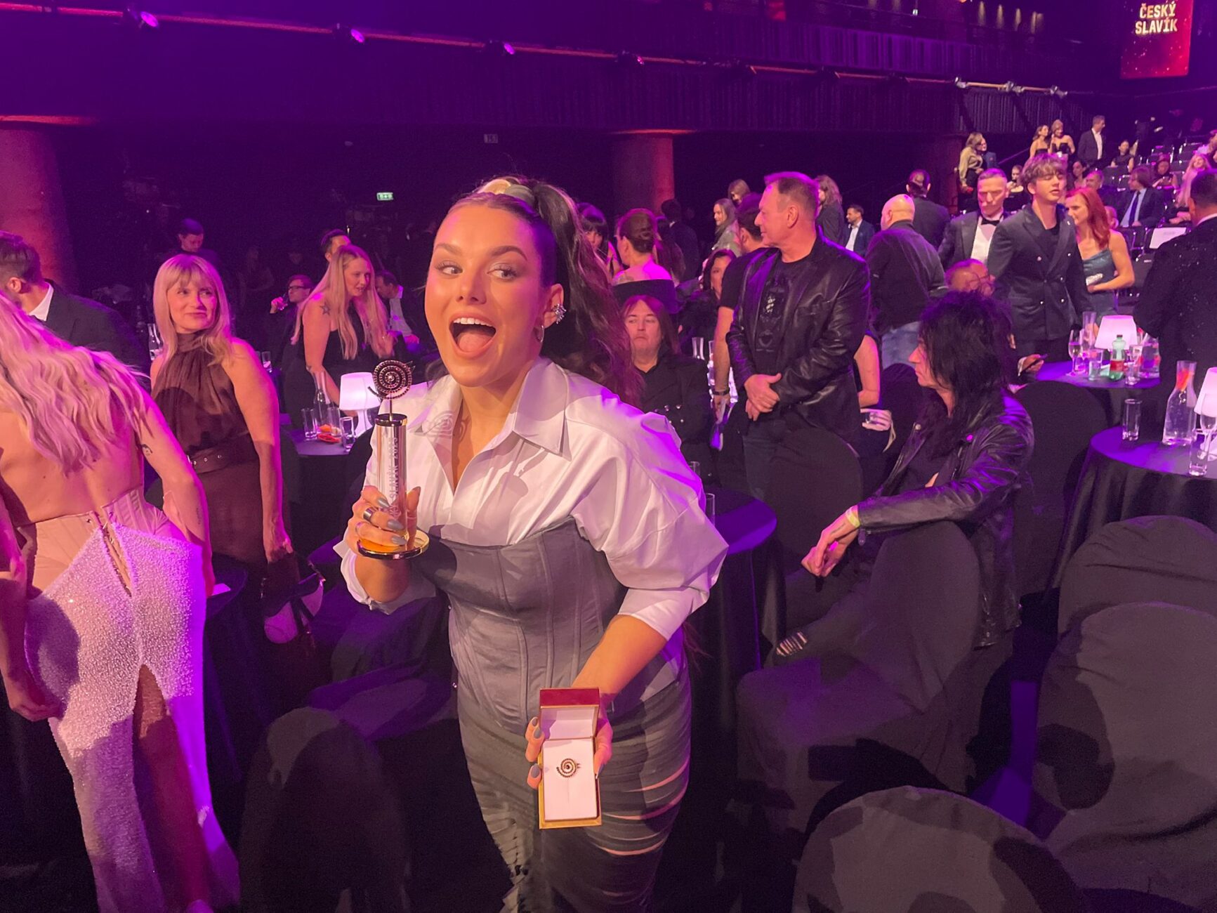 Zlatá slavice 2025 Ewa Farna. Foto: Pavel Gwužď / Nextfoto