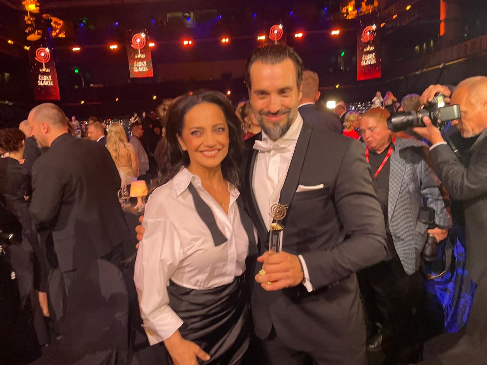 Václav Noid Bárta a Lucie Bílá. Foto: Pavel Gwužď / Nextfoto