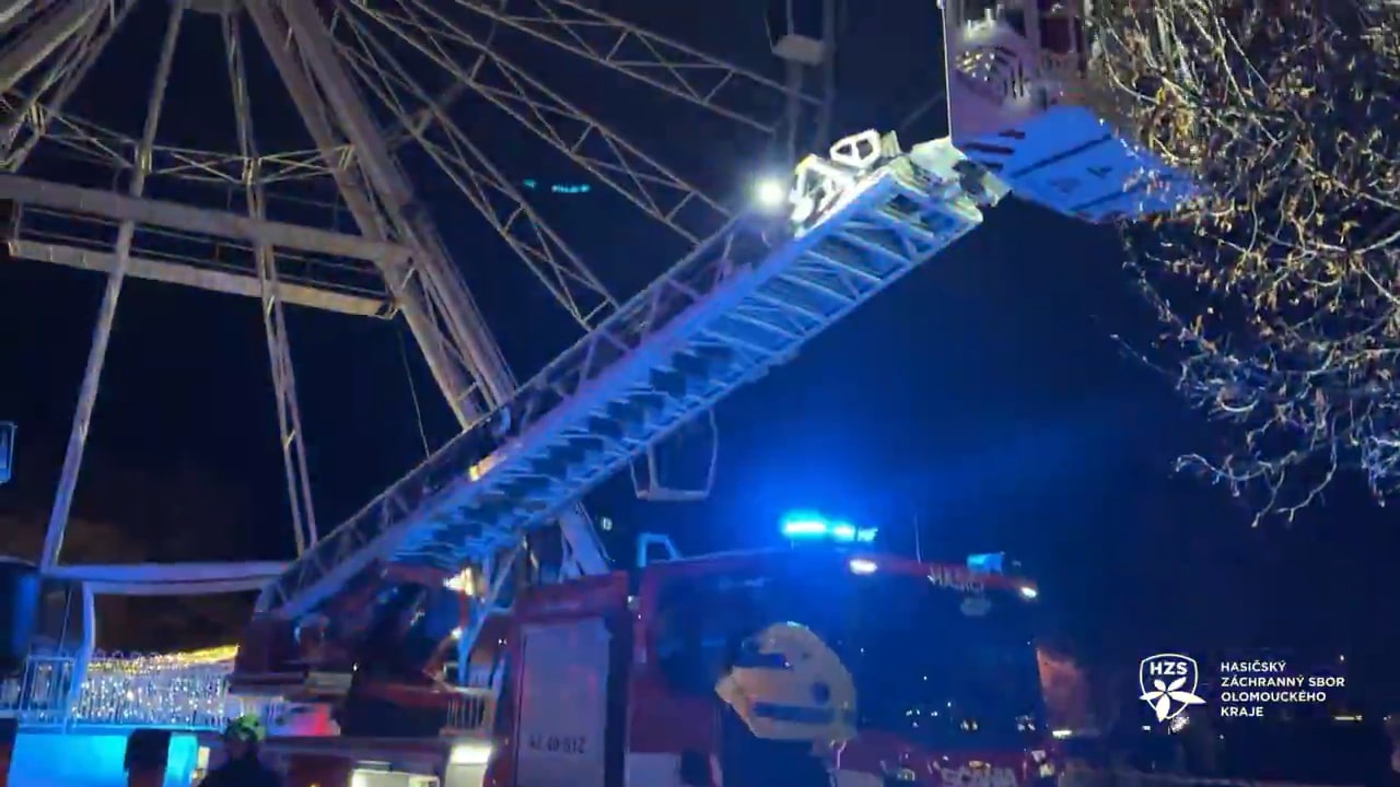 VIDEO: Záchrana lidí z ruského kola v Olomouci. Autor: HZS