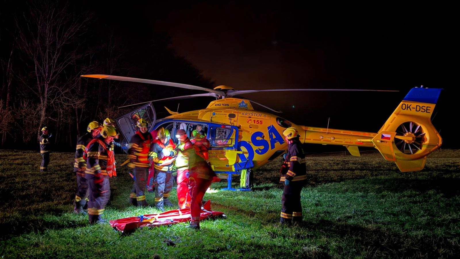 Nehoda u Bernartic. Foto: HZS