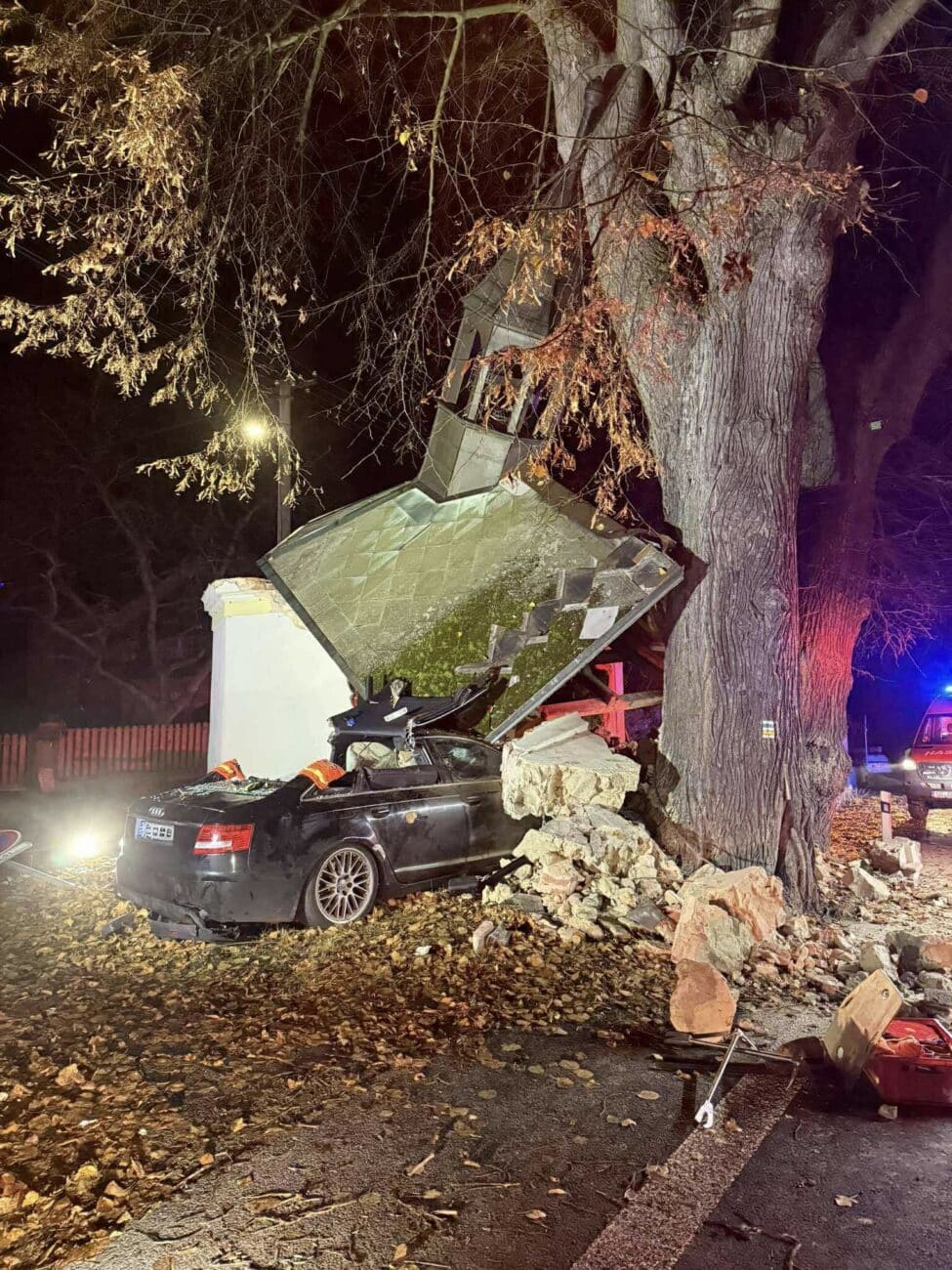 Tragická nehoda v Křižanově. Foto: HZS