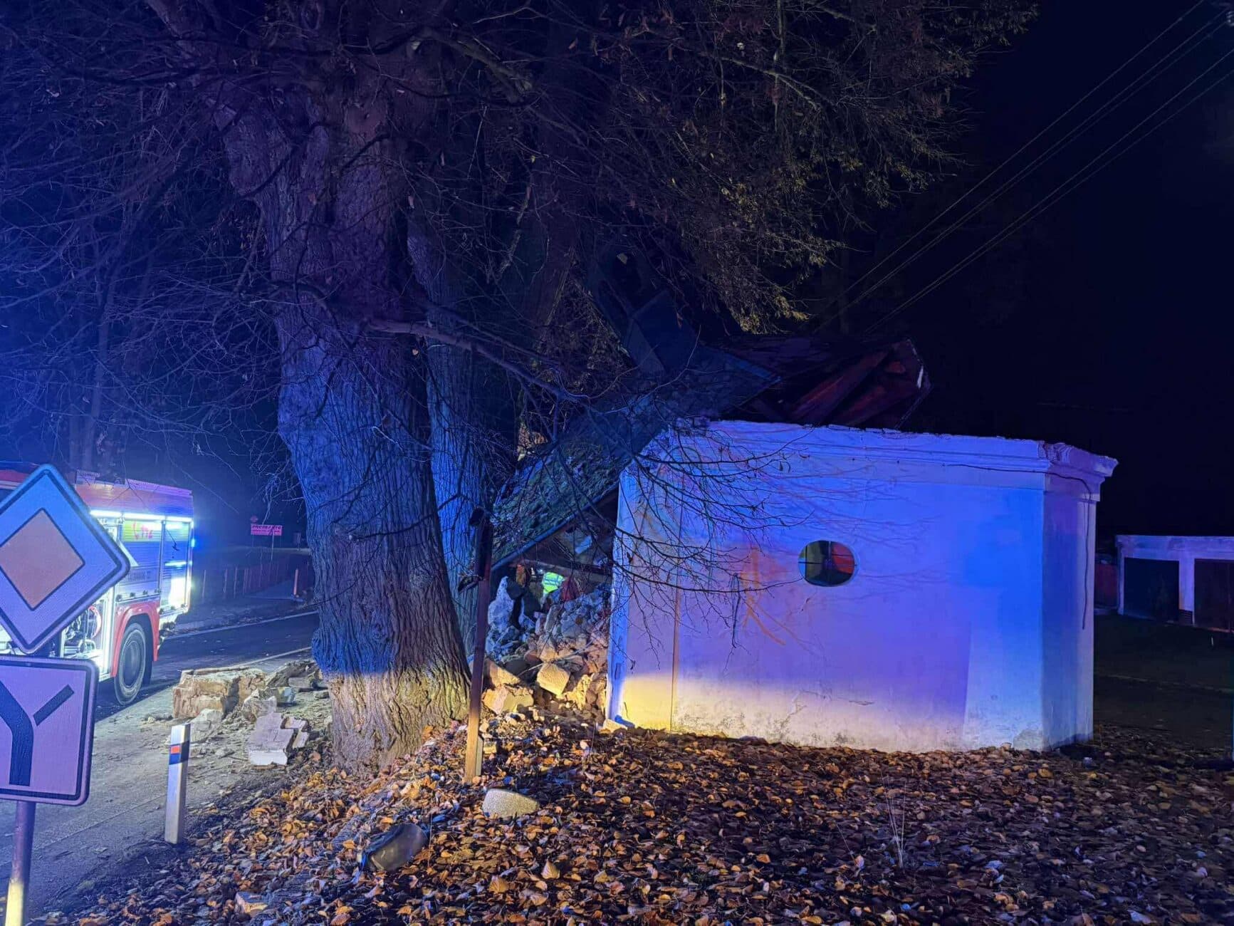 Tragická nehoda v Křižanově. Foto: HZS