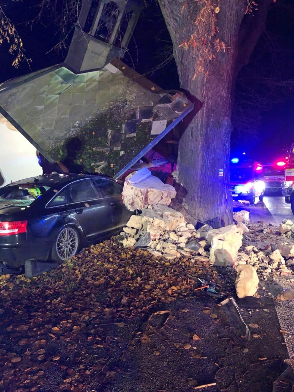 Tragická nehoda v Křižanově. Foto: HZS