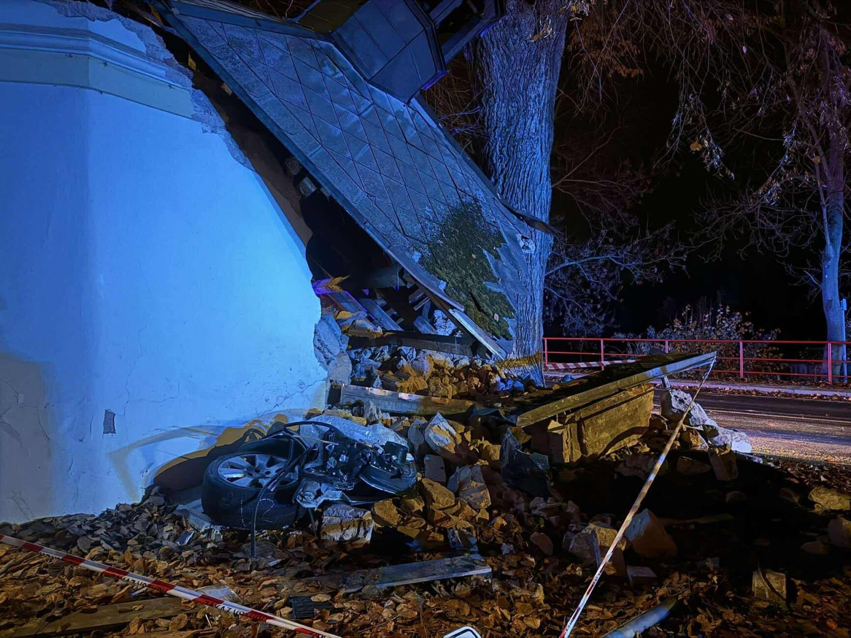 Tragická nehoda v Křižanově. Foto: HZS