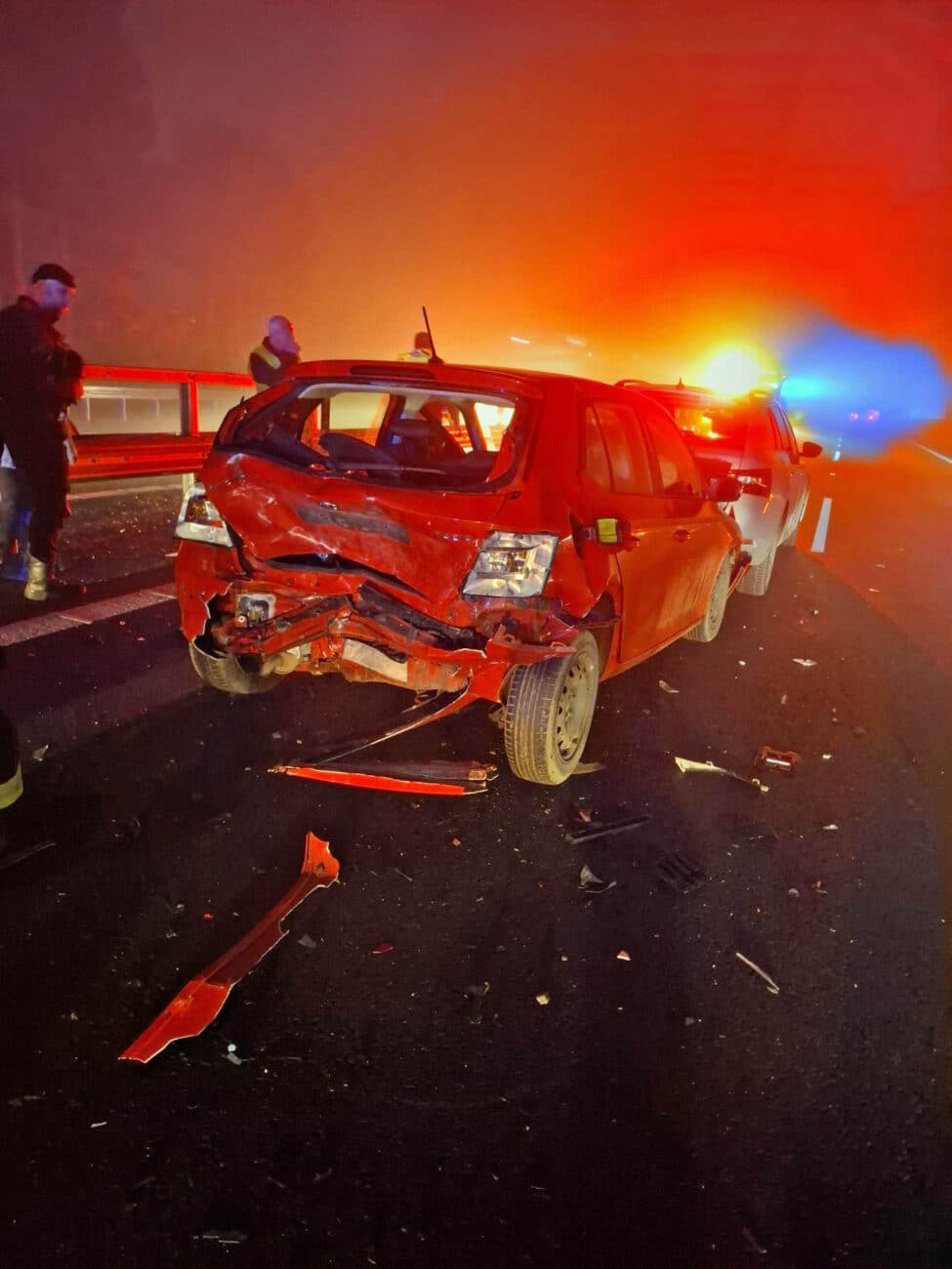 Hromadná nehoda u Křelova. Foto: HZS